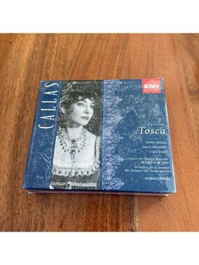 Maria Callas Puccini Tosca 2-CD Box Set EMI Classics Georges Pretre NEW SEALED